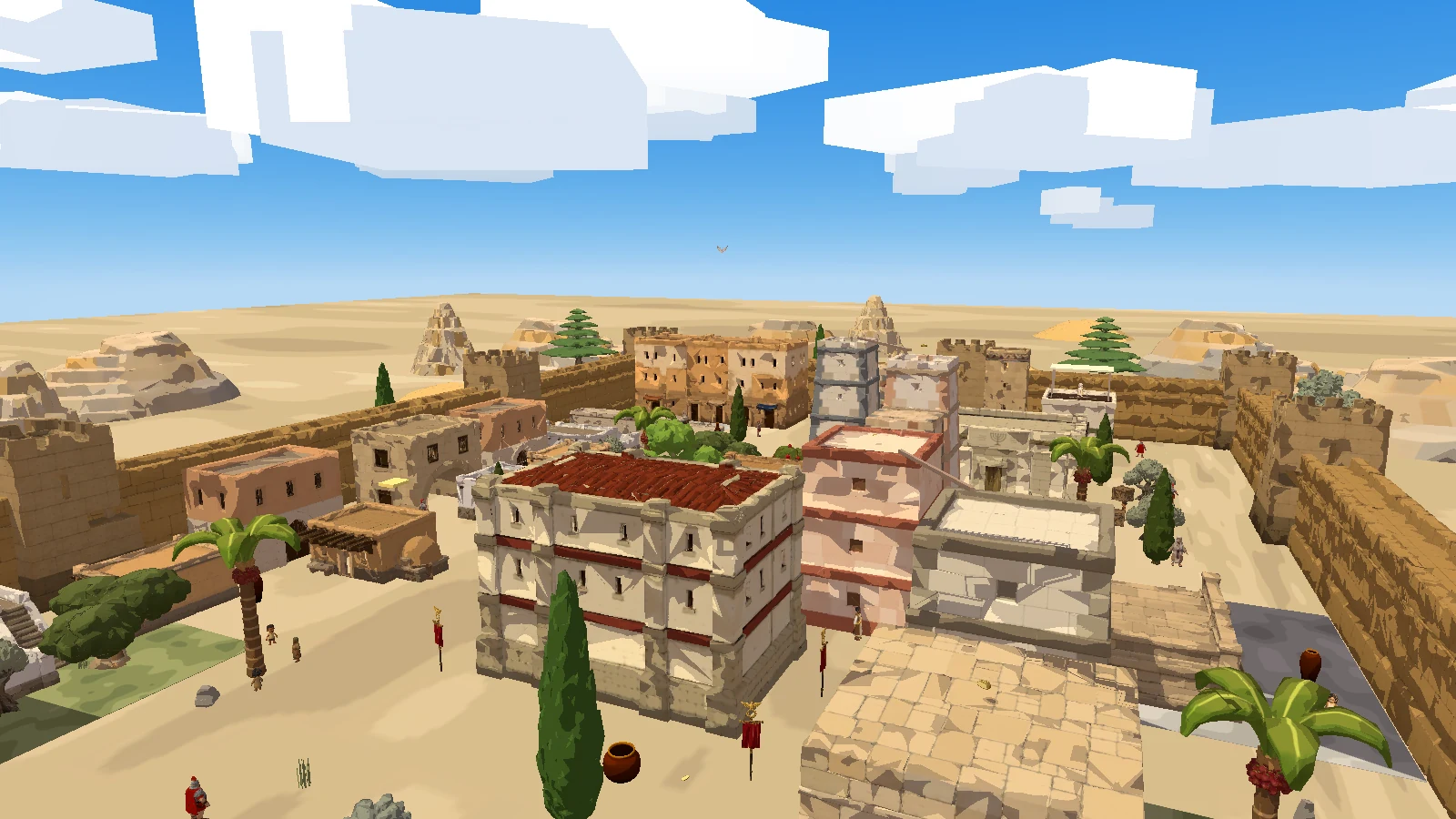 El barrio de Jerusalén en el juego El Mensajero